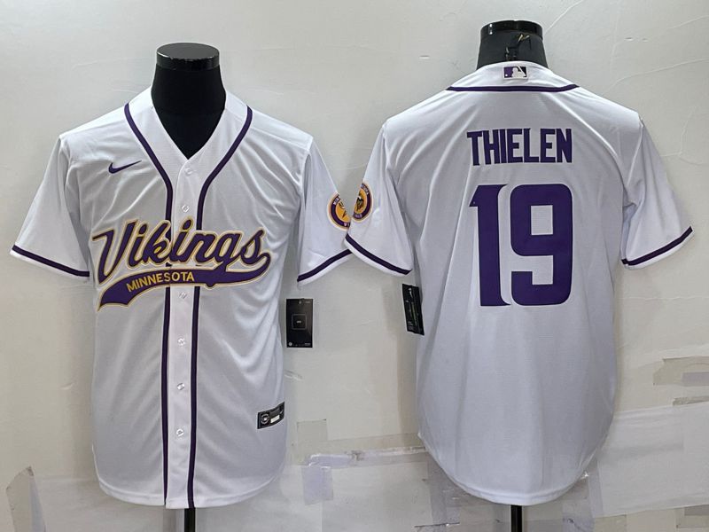 Men Minnesota Vikings #19 Thielen White 2022 Nike Co branded NFL Jersey->minnesota vikings->NFL Jersey